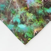 Doorverwezen bos fleece deken (Hoek)