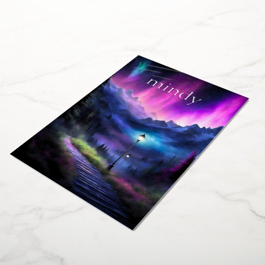 Doorverwezen bos folie uitnodiging (Gedraaid)