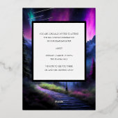 Doorverwezen bos folie uitnodiging (Achterkant)