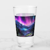 Doorverwezen bos glas (Achterkant)