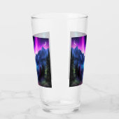 Doorverwezen bos glas (Links)