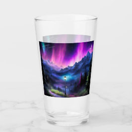 Doorverwezen bos glas