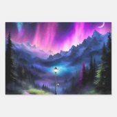 Doorverwezen bos inpakpapier vel (Voorkant 2)