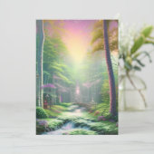 Doorverwezen bos kaart (Staand voorkant)