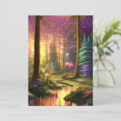 Doorverwezen bos kaart (Staand voorkant)