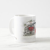 Doorverwezen bos koffiemok (Voorkant links)