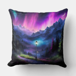 Doorverwezen bos kussen