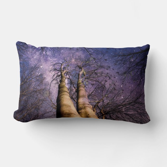 Doorverwezen bos kussen (Voorkant)