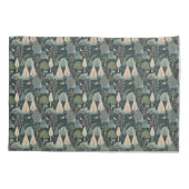 Doorverwezen bos kussensloop (Achterkant)