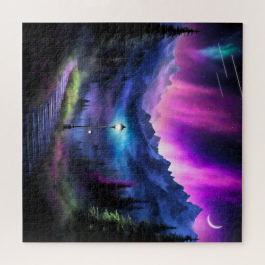 Doorverwezen bos legpuzzel (Horizontaal)