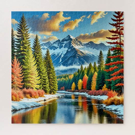 Doorverwezen bos legpuzzel (Verticaal)