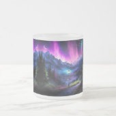 Doorverwezen bos matglas koffiemok (Center)