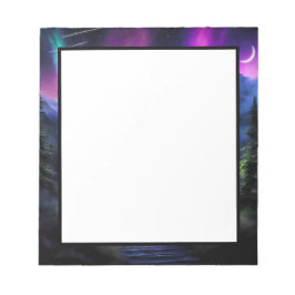 Doorverwezen bos notitieblok