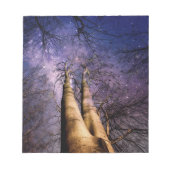 Doorverwezen bos notitieblok (Voorkant)