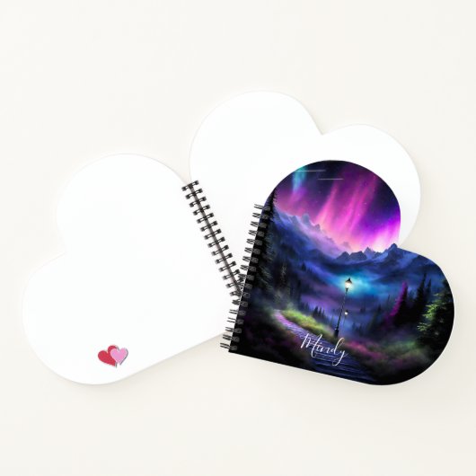 Doorverwezen bos notitieboek (Binnen)