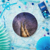 Doorverwezen bos papieren bordje (Feest)