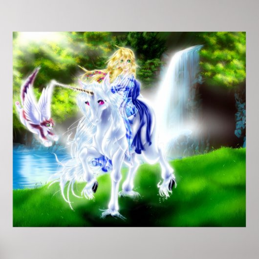 Doorverwezen bos poster (Voorkant)