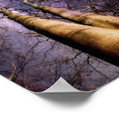 Doorverwezen bos poster (Hoek)