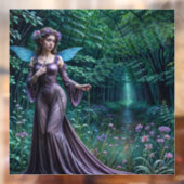 Doorverwezen bos raamsticker (Vel 2)