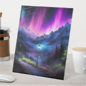 Doorverwezen bos reclamebord met voetstuk (Insitu)