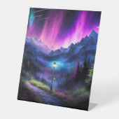 Doorverwezen bos reclamebord met voetstuk (Voorkant)