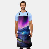 Doorverwezen bos schort (Gedragen)