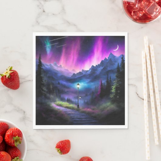 Doorverwezen bos servet (Insitu)