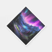 Doorverwezen bos servet (Hoek)