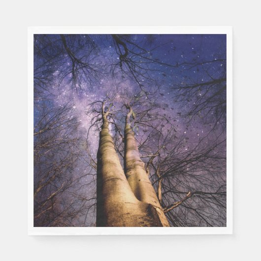 Doorverwezen bos servet (Voorkant)