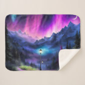 Doorverwezen bos sherpa deken (Voorkant (horizontaal))