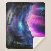 Doorverwezen bos sherpa deken (Voorkant)