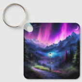 Doorverwezen bos sleutelhanger (Voorkant)