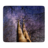 Doorverwezen bos snijplank (Voorkant)