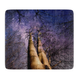 Doorverwezen bos snijplank