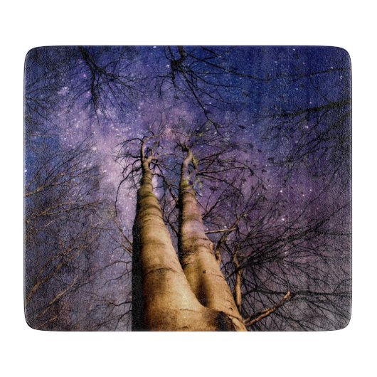 Doorverwezen bos snijplank (Voorkant)