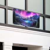 Doorverwezen bos spandoek (Buitenkant Gebouw)