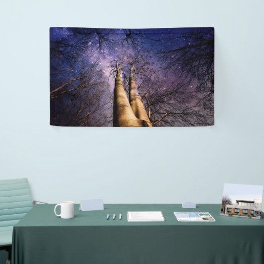 Doorverwezen bos spandoek (Beurs)