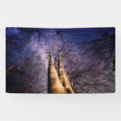 Doorverwezen bos spandoek (Horizontaal)