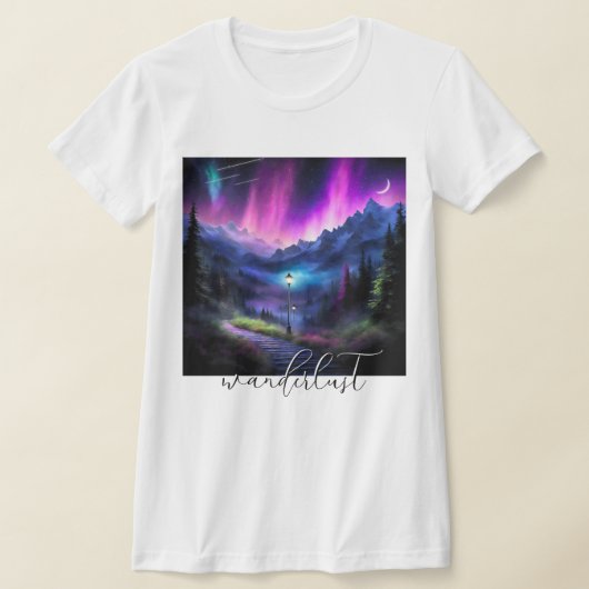 Doorverwezen bos t-shirt (Laagn)