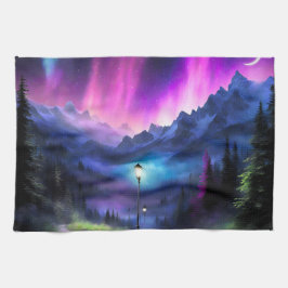 Doorverwezen bos theedoek