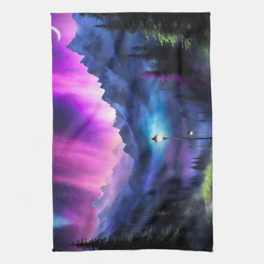 Doorverwezen bos theedoek (Verticaal)