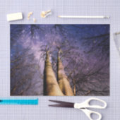 Doorverwezen bos tissuepapier (Craft)