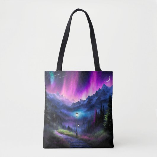 Doorverwezen bos tote bag (Voorkant)