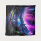 Doorverwezen bos wandkleed (Voorkant (horizontaal))