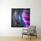 Doorverwezen bos wandkleed (In Situ (horizontaal))