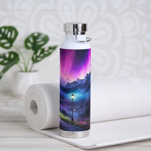 Doorverwezen bos waterfles (Yoga)