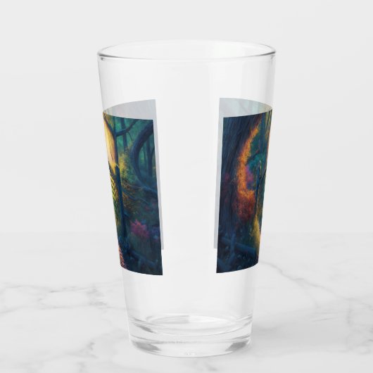 Doorverwezen bostuin | Digitale kunst Glas (Links)