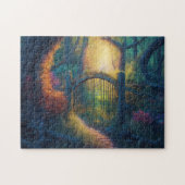 Doorverwezen bostuin | Digitale kunst Legpuzzel (Horizontaal)