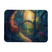 Doorverwezen bostuin | Digitale kunst Magneet (Horizontaal)