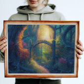 Doorverwezen bostuin | Digitale kunst Poster